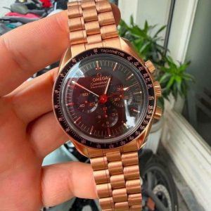 Omega Speedmaster Moonwatch 310.60 Black Dial 18K Sedna Gold 42mm 2