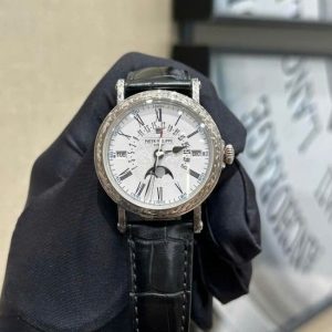Patek Philippe 5159G up 5160G Perpetual Calendar Vàng trắng 18k 38mm 4