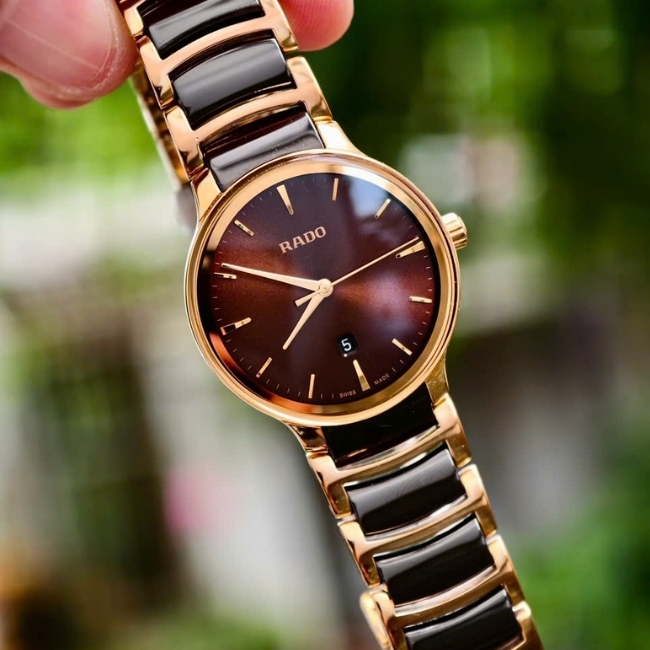 Rado Centrix Ceramic dial Chocolate 30.5mm Quartz 1