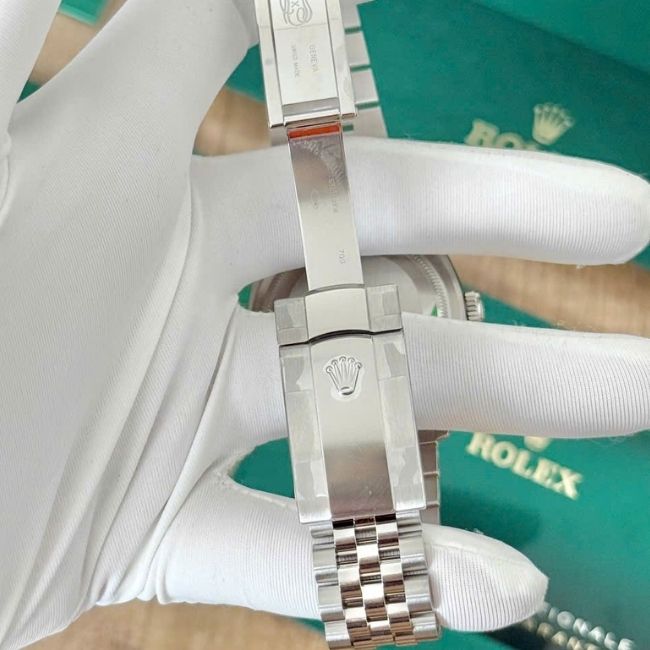 Rolex 126234 MOP trắng khảm trai 36mm cọc kim cương Jubilee 6 Rolex 126234 MOP trắng khảm trai 36mm cọc kim cương Jubilee 6