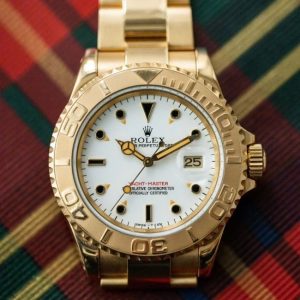 Rolex 16628 Yacht-Master vàng nguyên khối 18k 40mm 4
