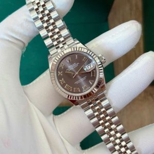 Rolex 279174 28mm Grey roman - Mặt ghi đậm - cọc la mã 5