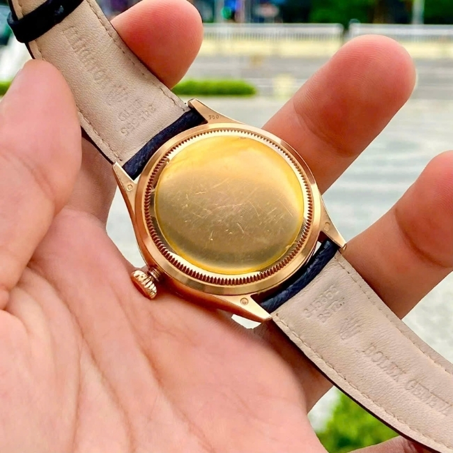 Rolex Cellini Date 39 50515 Vàng Everose 18ct Mặt Đen 4