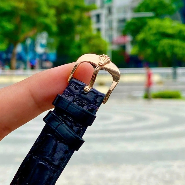 Rolex Cellini Date 39 50515 Vàng Everose 18ct Mặt Đen 5