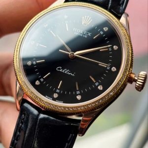 Rolex Cellini Time 50605RBR 18k Rose Gold - Bezel Diamond 5