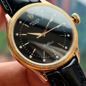 Rolex Cellini Time 50605RBR 18k Rose Gold - Bezel Diamond 6