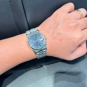Rolex Datejust 36mm 116234 vi tính xanh cọc roman seri G 3