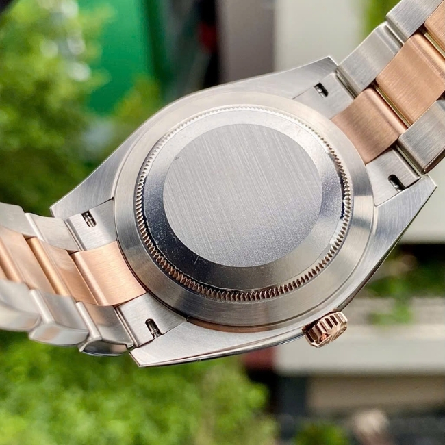 Rolex Datejust 41mm 126301 _Wimbledon_ up niềng khía - Demi vàng hồng 18K 2