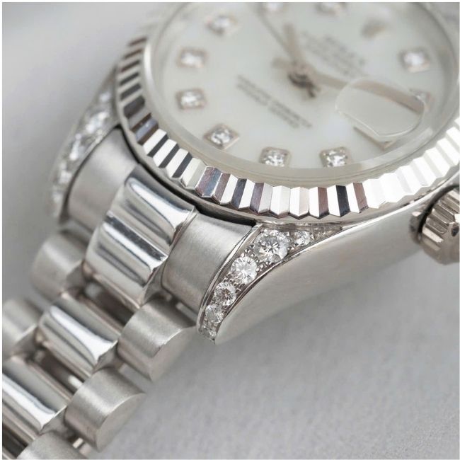Rolex lady 179239 18k Dial mop kim cương zin hãng 26mm 7 Rolex lady 179239 18k Dial mop kim cương zin hãng 26mm 7