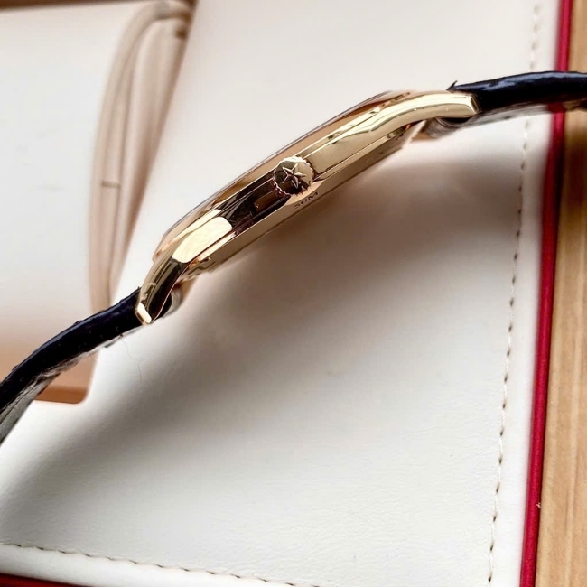 Zenith Heritage Ultra Thin - Mặt xám trải tia - cọc số kim cương - Vàng đúc 40mm 2