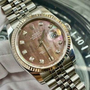 rolex 116234 mặt mop tím cọc hạt size 36mm 2