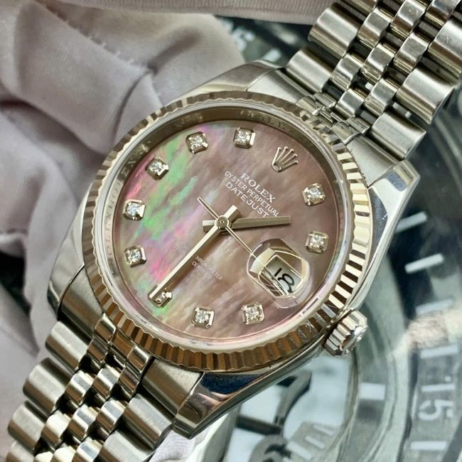 rolex 116234 mặt mop tím cọc hạt size 36mm 5 rolex 116234 mặt mop tím cọc hạt size 36mm 5