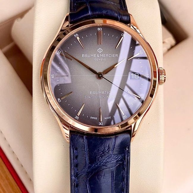Baume & Mercier Clifton M0A10584 18k Rose gold 39mm 1 Baume & Mercier Clifton M0A10584 18k Rose gold 39mm 1