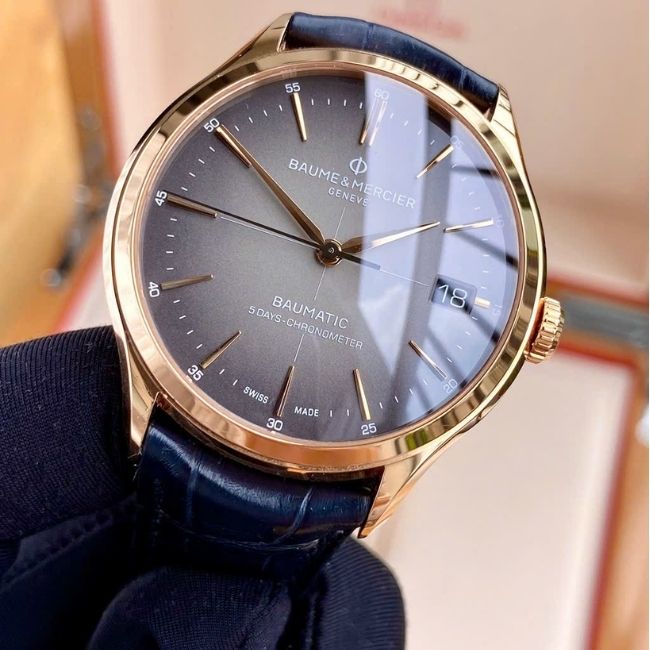 Baume & Mercier Clifton M0A10584 18k Rose gold 39mm 2 Baume & Mercier Clifton M0A10584 18k Rose gold 39mm 2