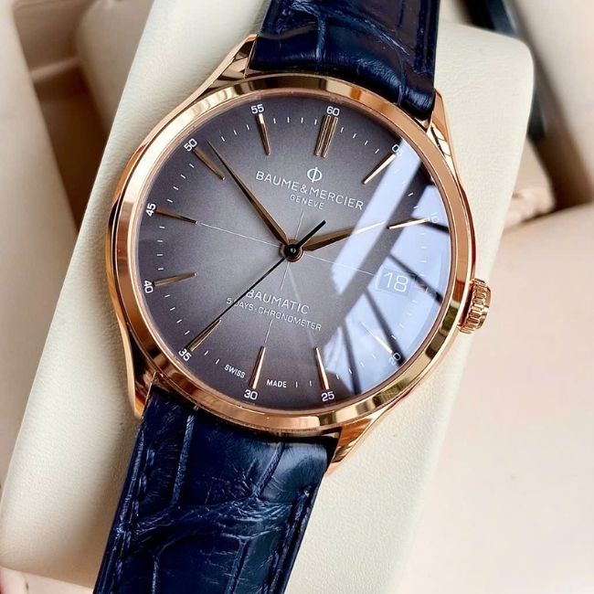 Baume & Mercier Clifton M0A10584 18k Rose gold 39mm 7 Baume & Mercier Clifton M0A10584 18k Rose gold 39mm 7