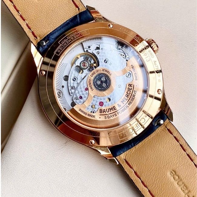 Baume & Mercier Clifton M0A10584 18k Rose gold 39mm 9 Baume & Mercier Clifton M0A10584 18k Rose gold 39mm 9