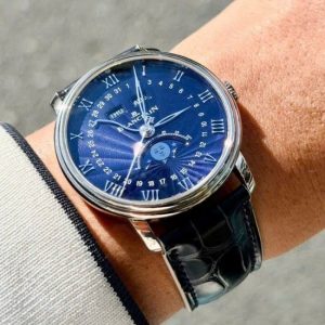 Blancpain Quantième Complet 6654 1529 55B Vàng trắng 40mm 2