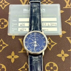 Blancpain Quantième Complet 6654 1529 55B Vàng trắng 40mm 5