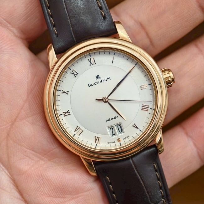 Blancpain Villeret Vàng đúc 18k Rose Gold 38mm 1 Blancpain Villeret Vàng đúc 18k Rose Gold 38mm 1