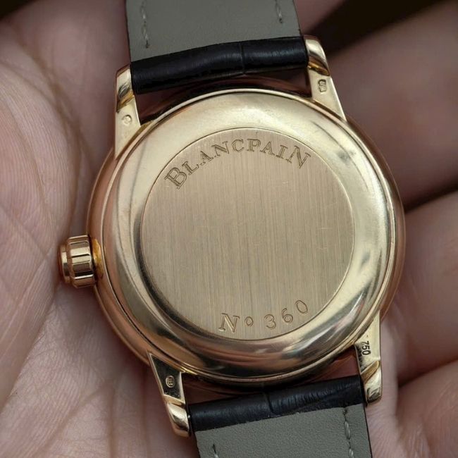 Blancpain Villeret Vàng đúc 18k Rose Gold 38mm 4 Blancpain Villeret Vàng đúc 18k Rose Gold 38mm 4