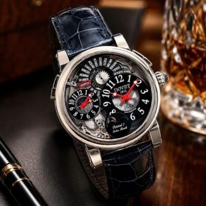 Bovet Dimier Recital 7 Orbis Mundi Moon Phase White Gold 18k 6