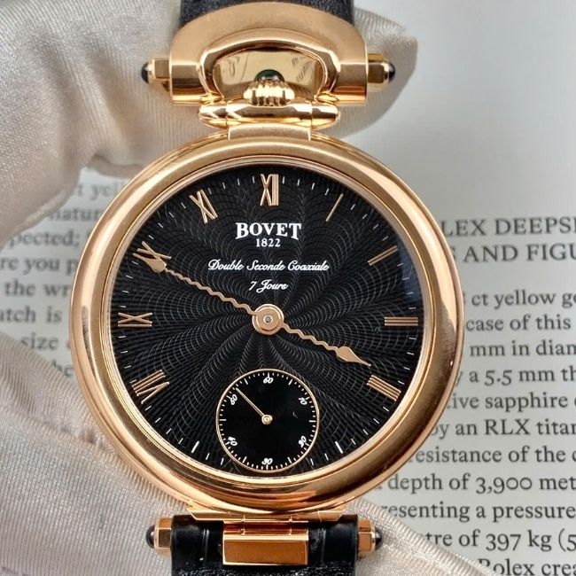 Bovet Fleurier Amadeo Fleurier Monsieur AI43013 bản 2 mặt Vàng hồng 18k 2 Bovet Fleurier Amadeo Fleurier Monsieur AI43013 bản 2 mặt Vàng hồng 18k 2