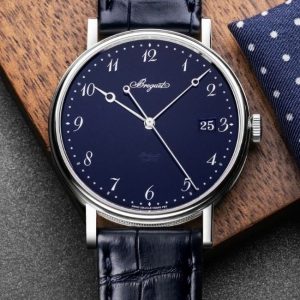 Breguet Classique 5177BB_2Y_9V6 – vỏ vàng trắng 18K - mặt số xanh enamel “Grand Feu” 1
