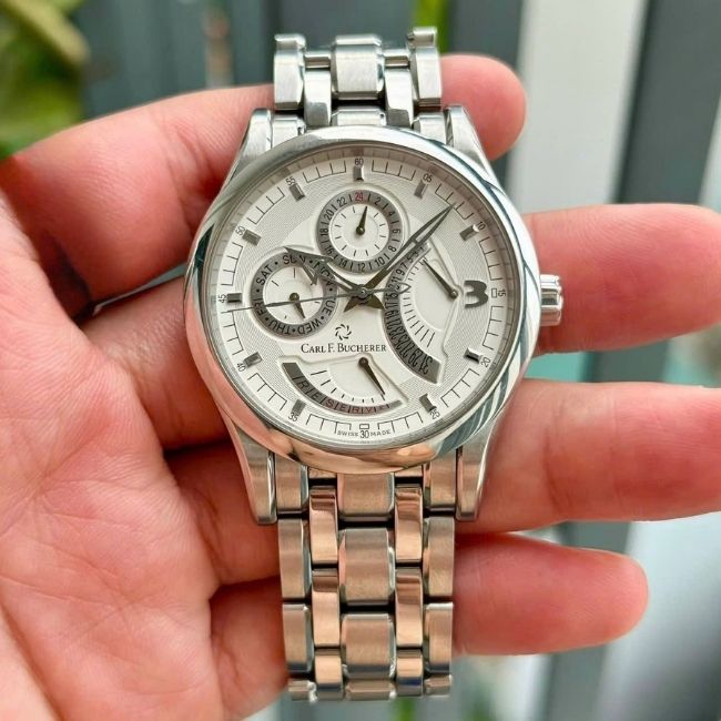 Carl. F. Bucherer Manero Retrograde White Dial 40mm 1 Carl. F. Bucherer Manero Retrograde White Dial 40mm 1