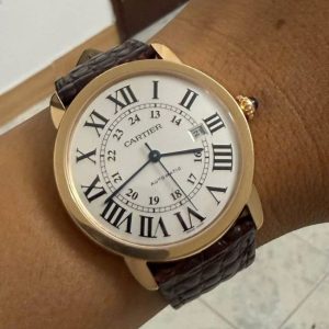 Cartier Ronde Demi hồng 18k 42mm Automatic 1