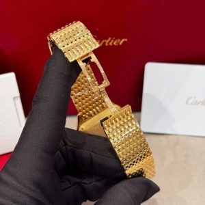 Cartier Santos-Dumont Large WGSA0122 18K Yellow Gold - Cót tay 2