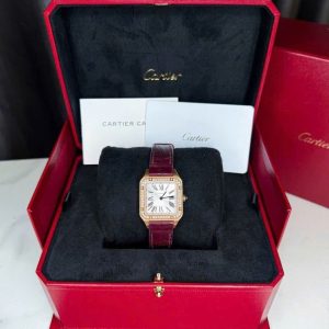 Cartier Santos Dumont vàng khối Diamond 4