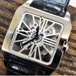 Cartier 𝐒𝐚𝐧𝐭𝐨𝐬 Dumont skeleton W2020033 7