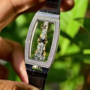 Corum Golden Bridge Miss 18k White Gold Diamonds 5
