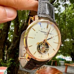 FC Tourbillon FC980 Niềng vàng đúc 18k - Máy Inhouse 43mm 3