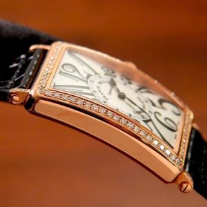 Franck Muller Long Island 1002 QZ Quartz 18k Rose Gold Diamond 5