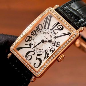Franck Muller Long Island 1002 QZ Quartz 18k Rose Gold Diamond 6