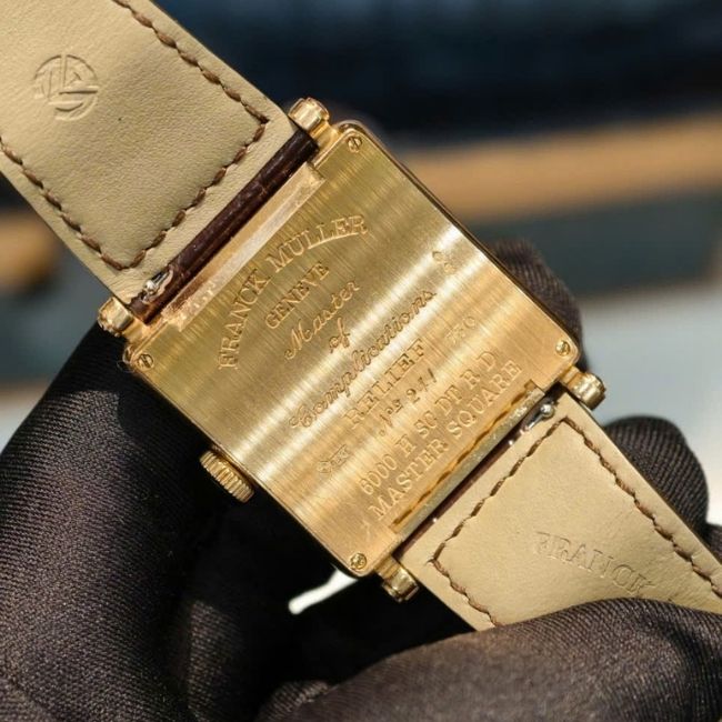 Franck Muller Master Square 6000 Bản kim zin Vàng đúc 18k 4 Franck Muller Master Square 6000 Bản kim zin Vàng đúc 18k 4