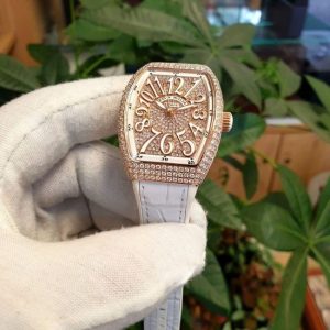 Franck Muller V32 18K Rose Gold Diamond Automatic 1