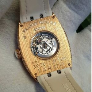 Franck Muller V32 18K Rose Gold Diamond Automatic 5
