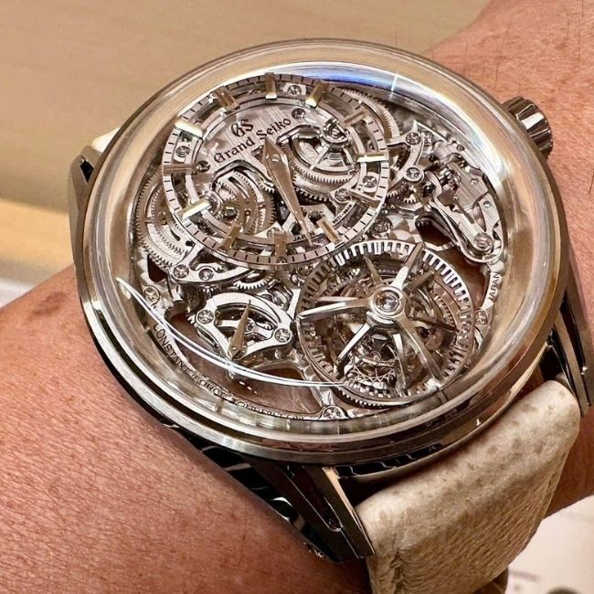 Grand Seiko Masterpiece Kodo Constant-force Tourbillon Titanium_Platinum SLGT005 3 Grand Seiko Masterpiece Kodo Constant-force Tourbillon Titanium_Platinum SLGT005 3