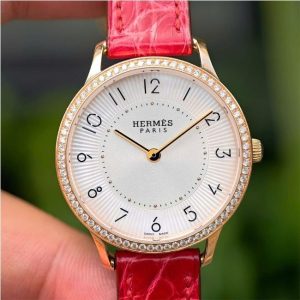 Hermès Slim CA2.171 Vàng hồng 18k Diamond 1