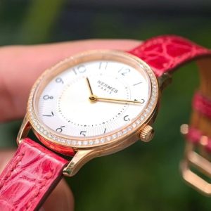 Hermès Slim CA2.171 Vàng hồng 18k Diamond 4
