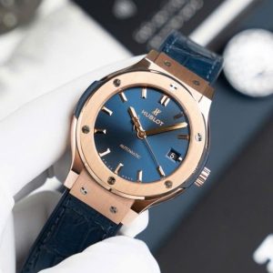 Hublot Classic King Gold 18k Dial xanh Blue Automatic 1