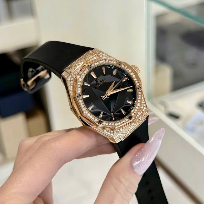 Hublot Orlinski Vàng đúc 18k Pave Black Dial 40mm 2 Hublot Orlinski Vàng đúc 18k Pave Black Dial 40mm 2