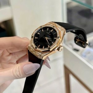 Hublot Orlinski Vàng đúc 18k Pave Black Dial 40mm 3