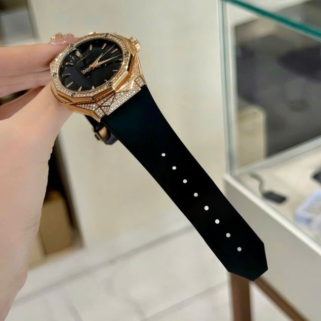 Hublot Orlinski Vàng đúc 18k Pave Black Dial 40mm 4 Hublot Orlinski Vàng đúc 18k Pave Black Dial 40mm 4