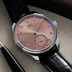 IWC Portugieser IW358313 Salmon Dial Automatic 1