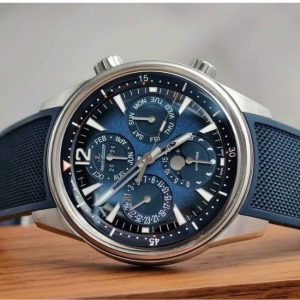 JLC trăng sao - Lịch vạn niên - Blue Dial 42mm 2