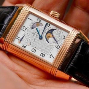 JLC trăng sao lật mặt Reverso Grande Sun Moon 18k Rose Gold 1