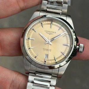Longines Conquest L3.720.4.62.6 38mm Dial Champagne 2